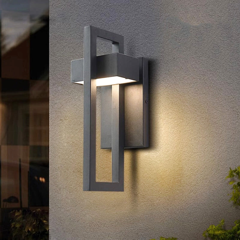 Ridgeway Geometric Outdoor Wall Light