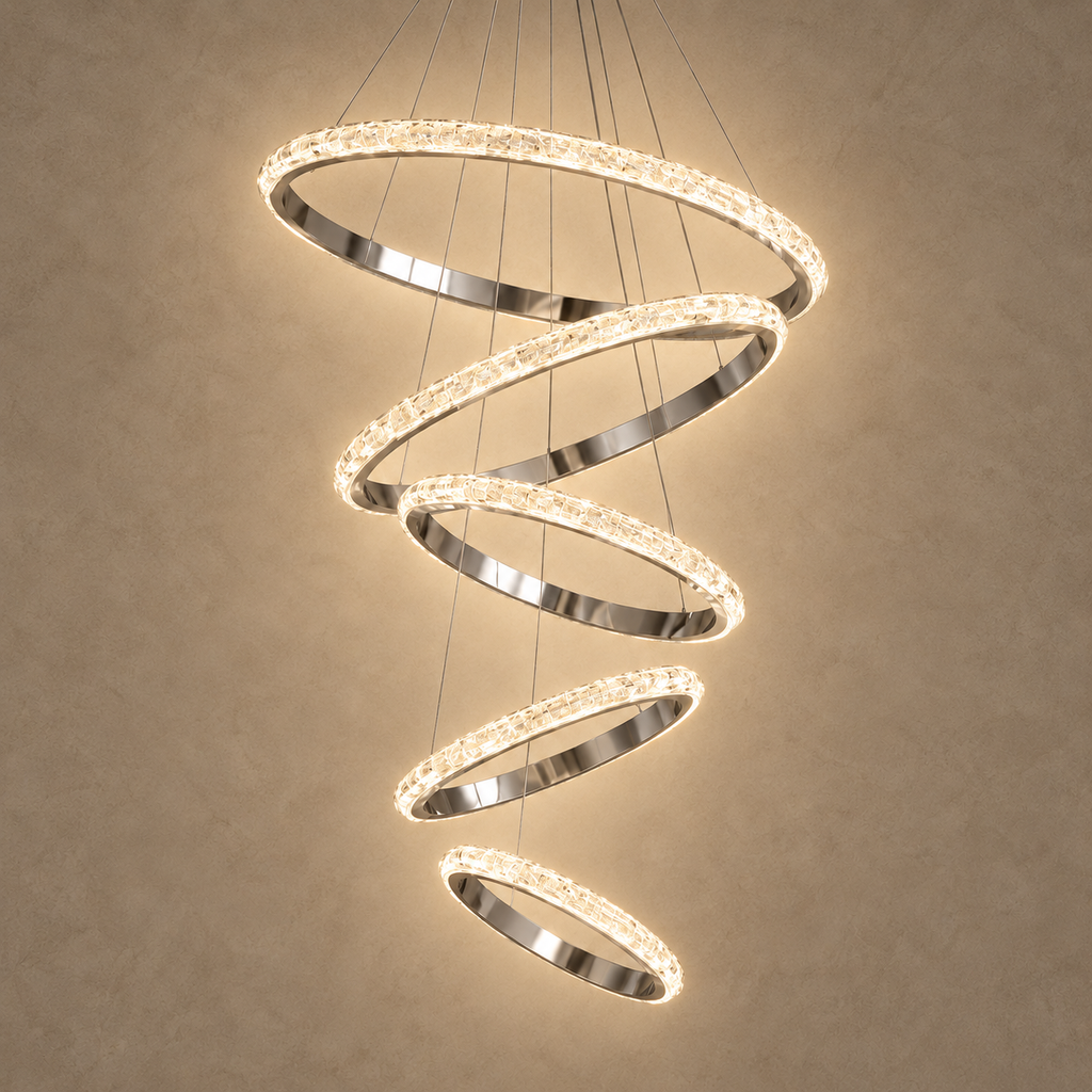 Crystal Chandelier – Dimmable LED – Opus