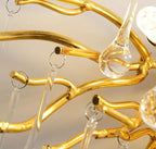 Dribble crystal wall light product view