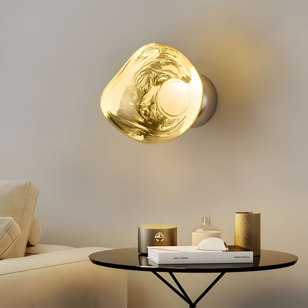 Lava glass wall light product view – image 3