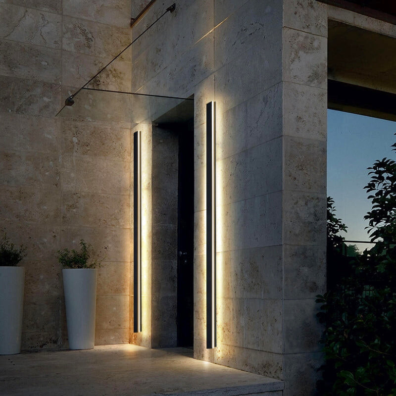 Pillar Tall Outdoor Wall Light