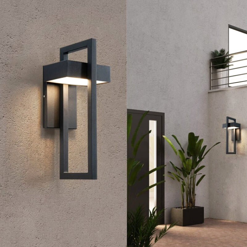 Ridgeway Geometric Outdoor Wall Light