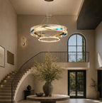 Glass Chandelier – Wave, Dimmable LED – Avelis