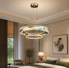 Glass Chandelier – Wave, Dimmable LED – Avelis