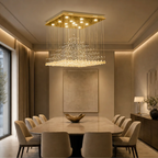 Crystal Chandelier – Raindrop, LED – Anya