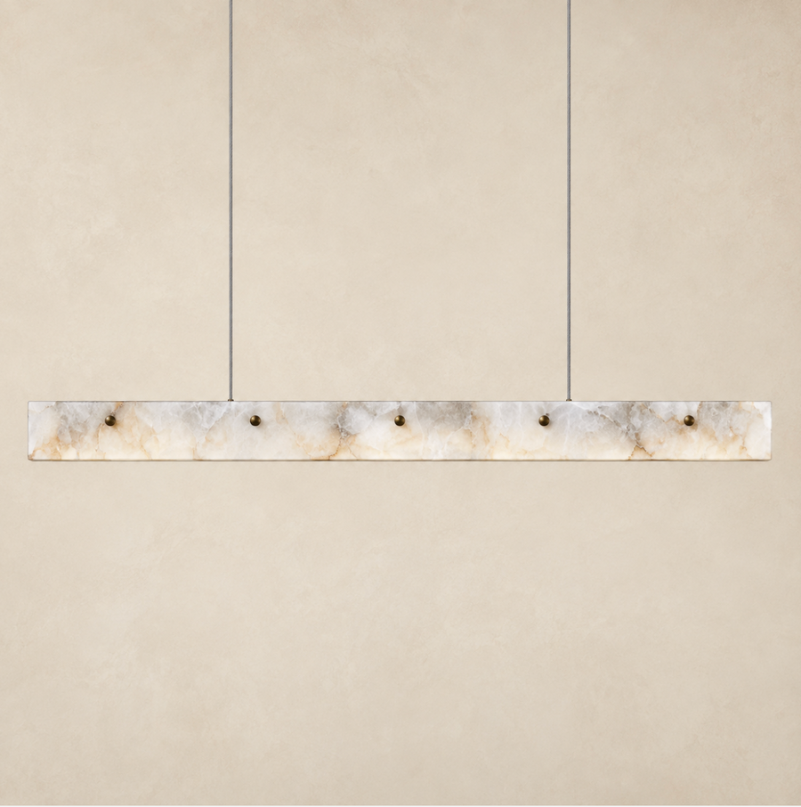 Marble Chandelier – LED – Auralis — light off