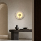 Carrara marble wall light in a contemporary interior – image 2