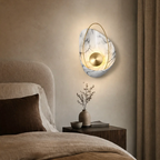 Conus copper wall light in a contemporary interior