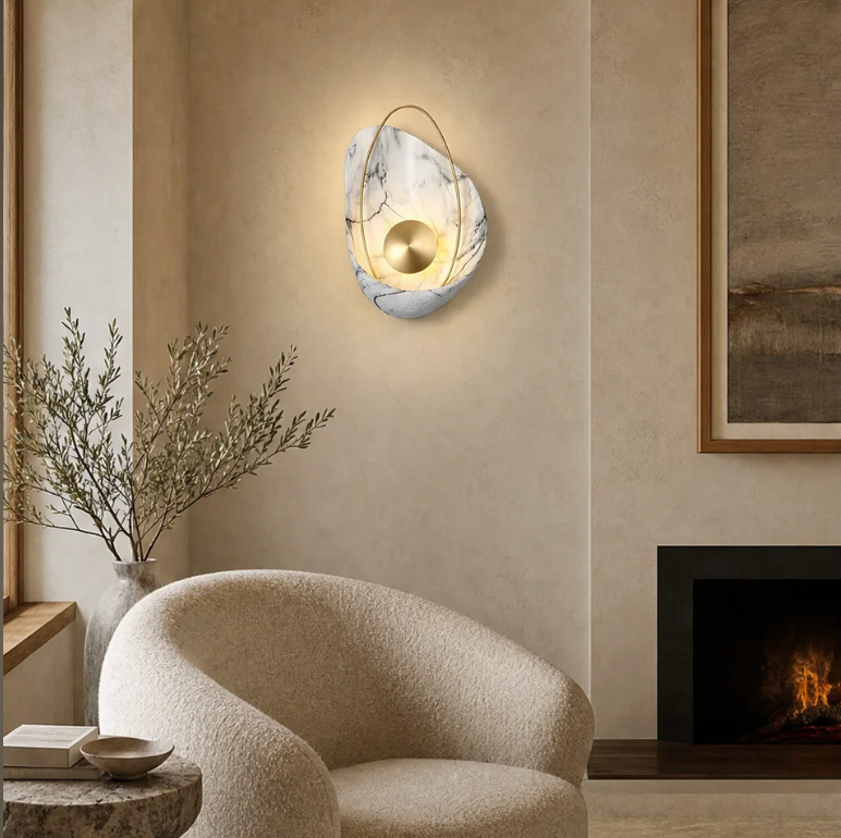Conus copper wall light in a contemporary interior – image 3