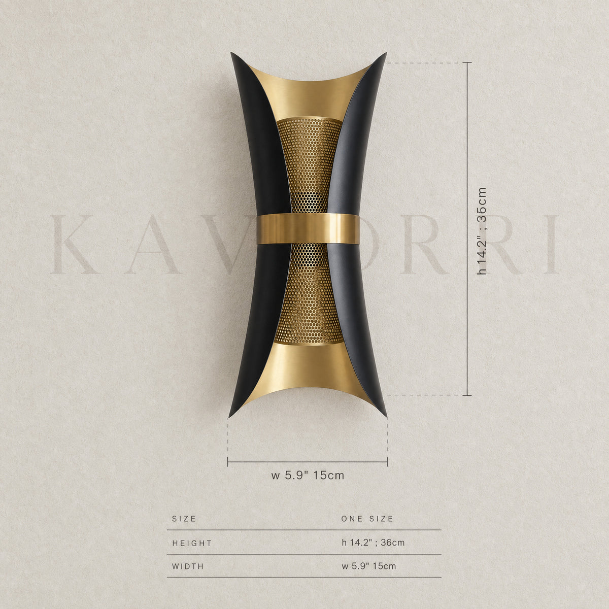Angelica wall light by KAVORRI