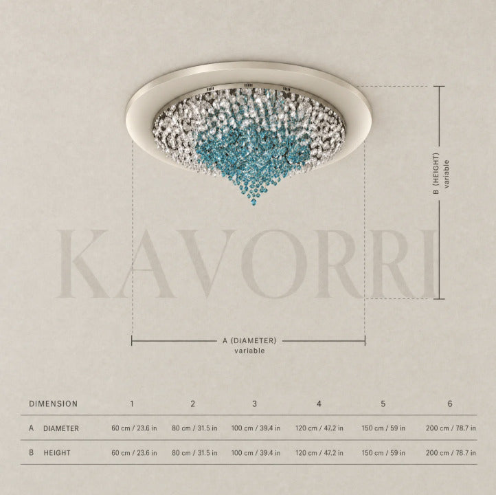 Arctic ceiling light by KAVORRI