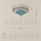 Arctic ceiling light by KAVORRI