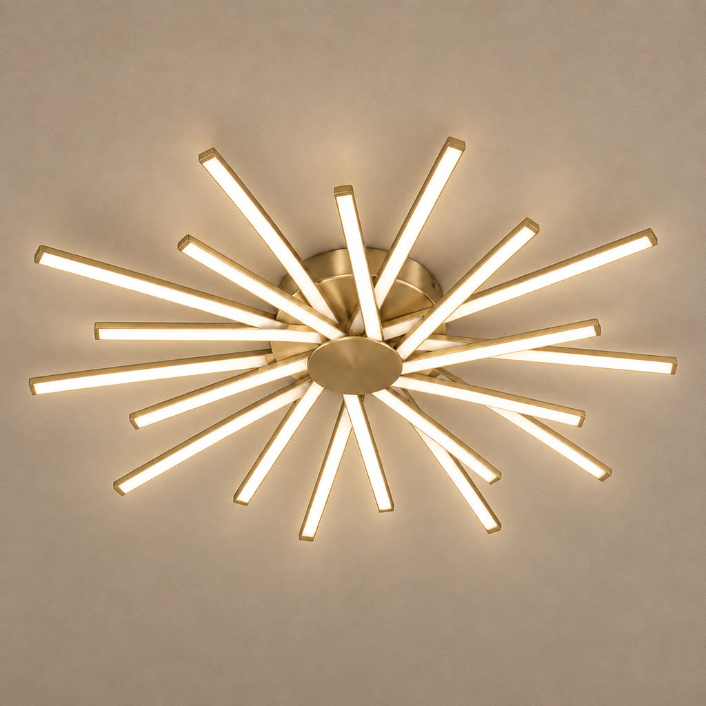 Aura ceiling light – light on