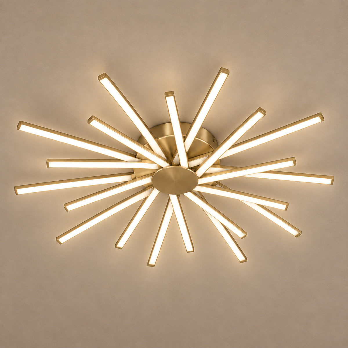 Aura ceiling light – light on
