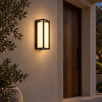 Aurenza outdoor light – light on