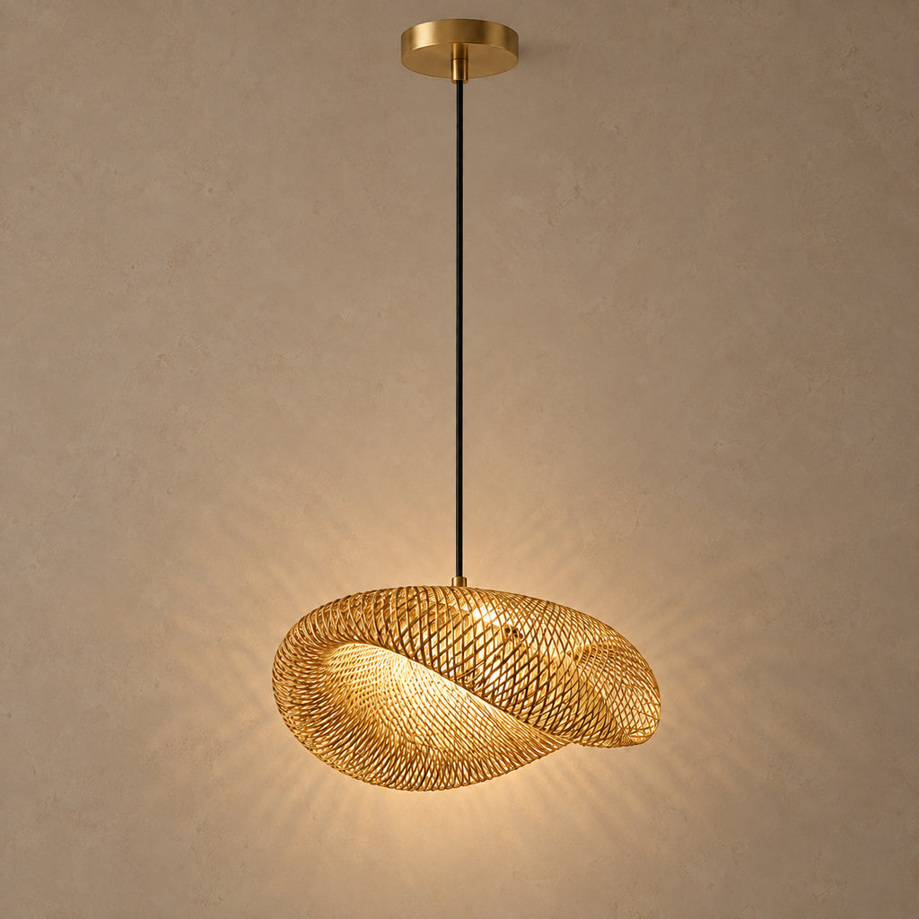 Bask pendant light – light on