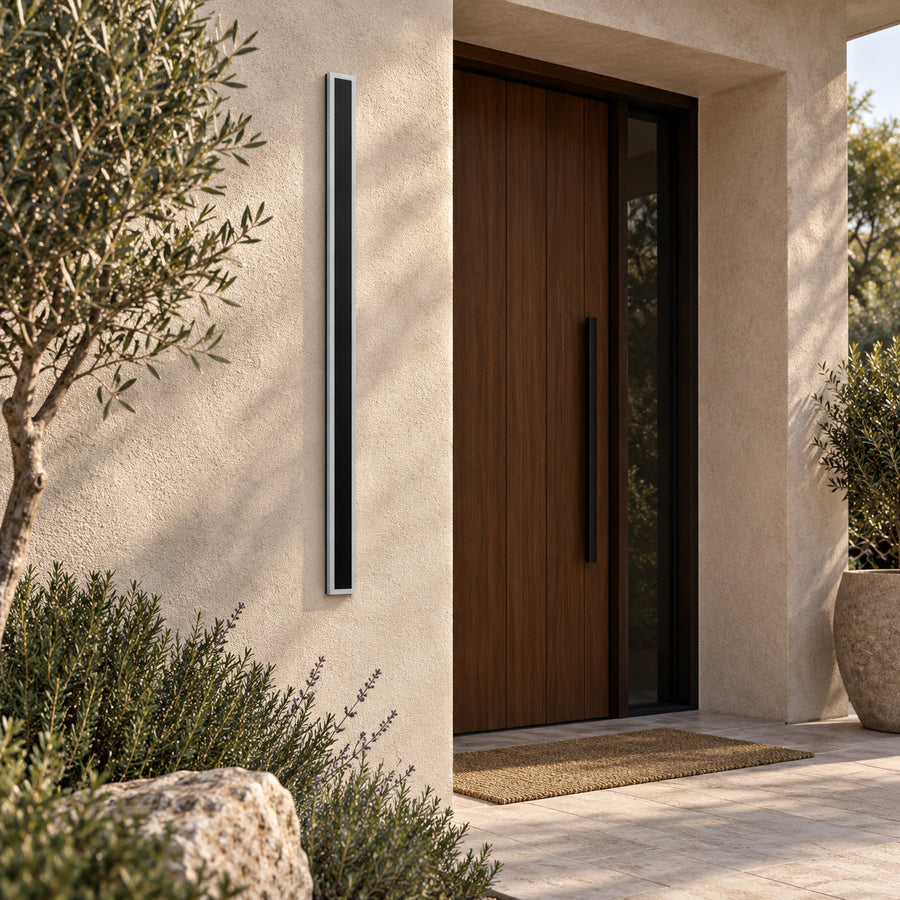 Outdoor Wall Light – Metal and Acrylic, LED – Bolt Rgb