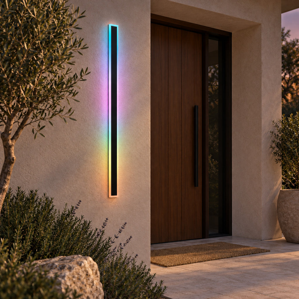 Bolt RGB outdoor light – light on