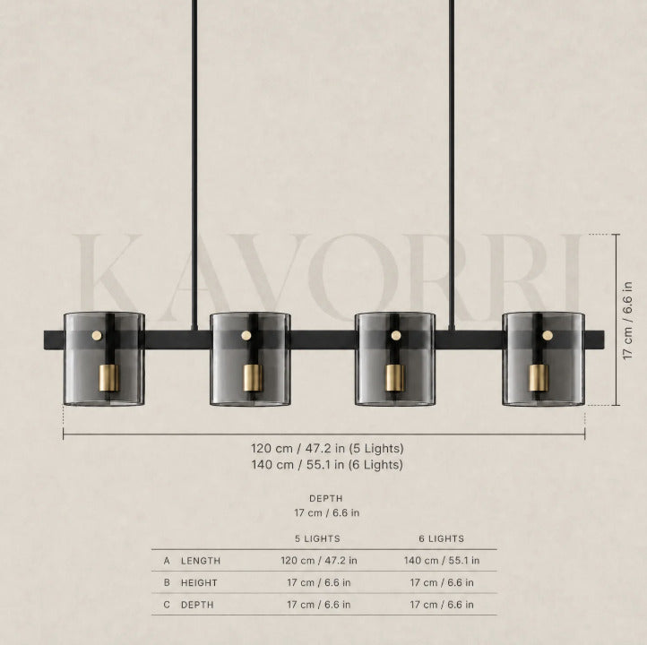 Calyx chandelier
