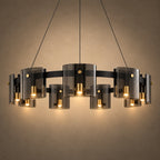 Calyx chandelier – light on