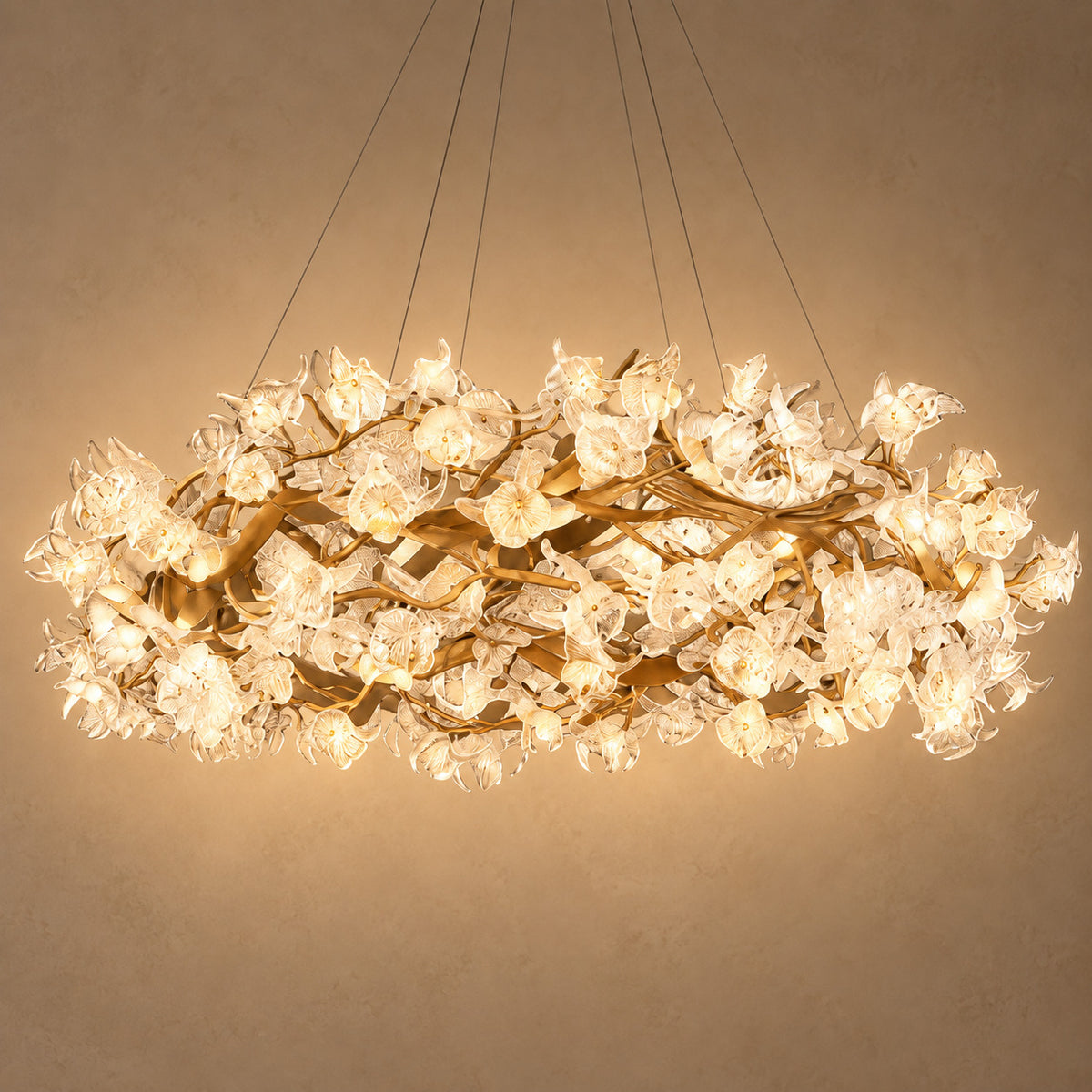 Camilla chandelier – light on