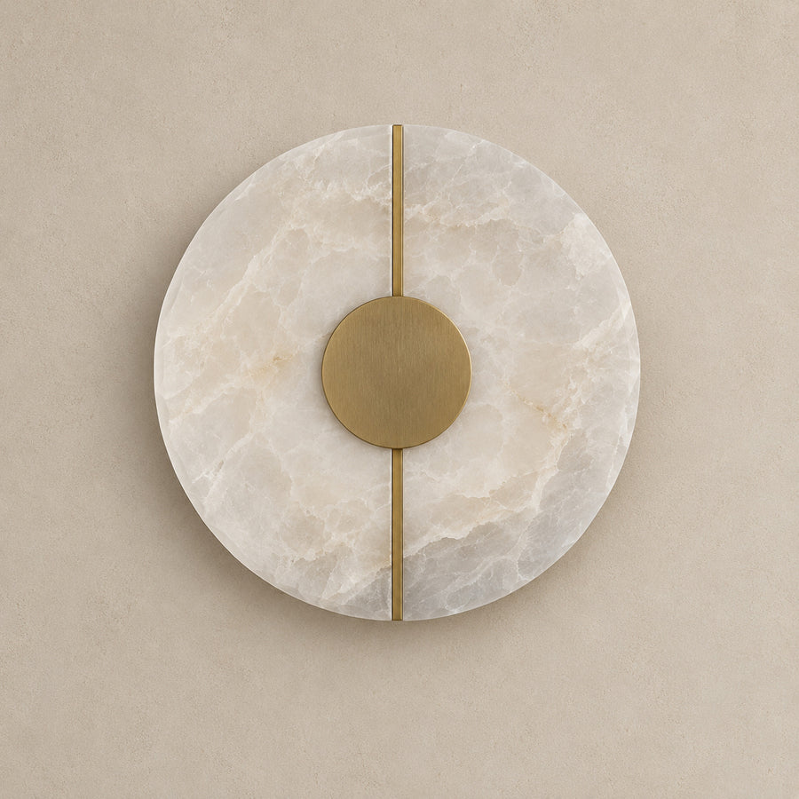 Marble Wall Light – LED – Carrara