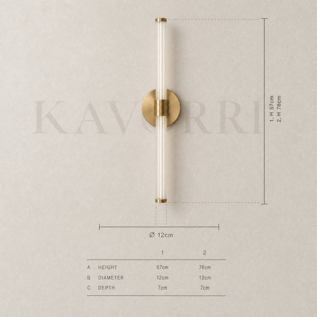 Cela wall light by KAVORRI