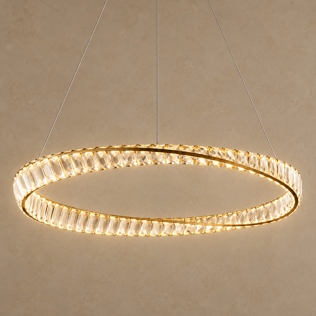Charis chandelier – light on