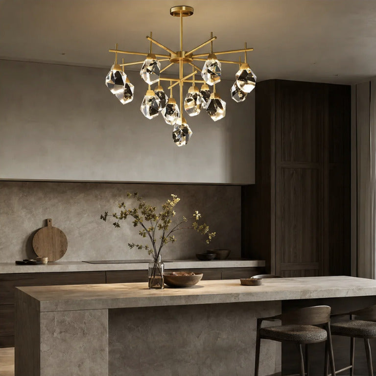 Crystal Rocks chandelier