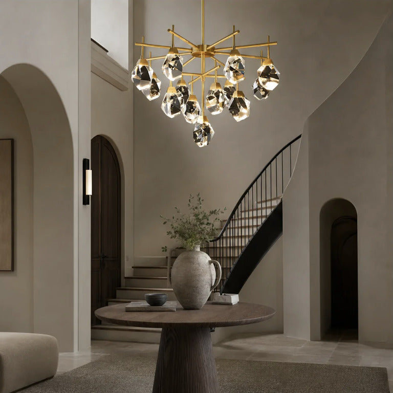 Crystal Rocks chandelier