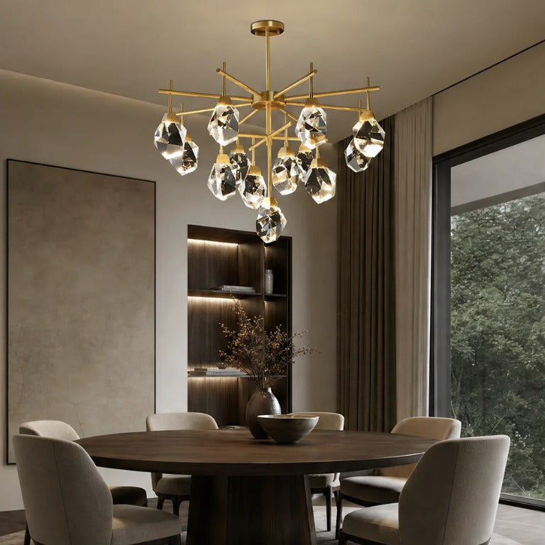 Crystal Rocks chandelier