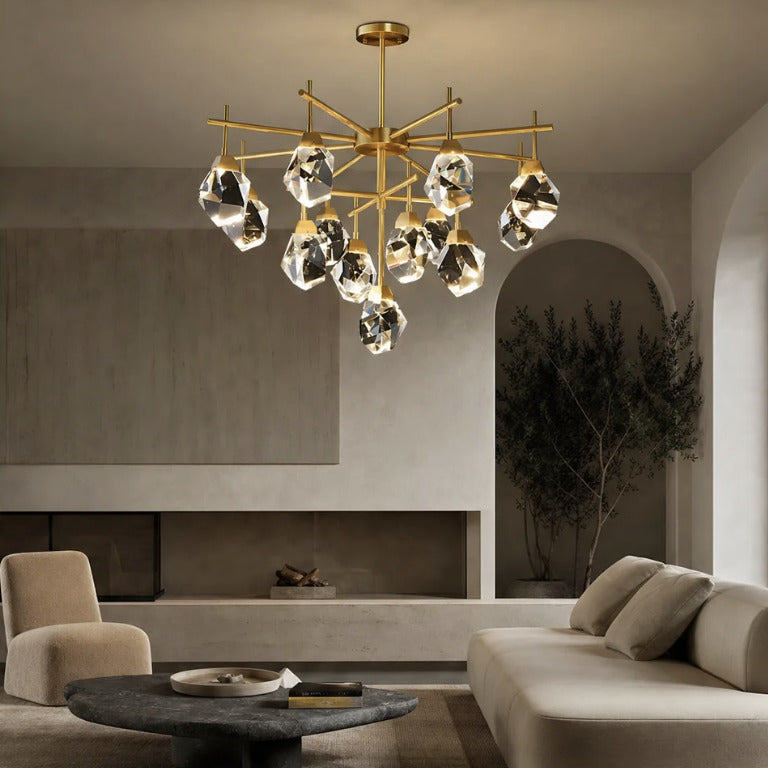 Crystal Rocks chandelier