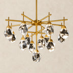 Crystal Rocks chandelier – light off