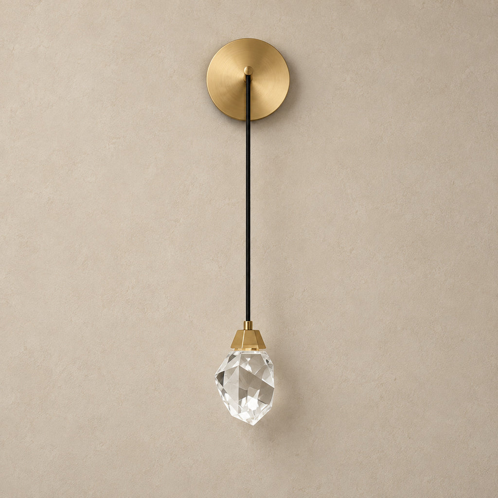 Crystal Rocks wall light by KAVORRI
