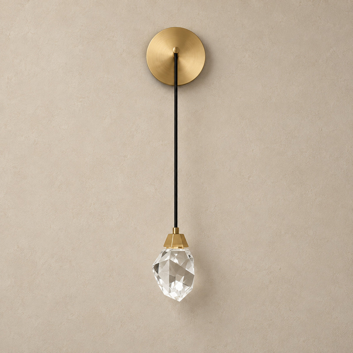 Crystal Rocks wall light by KAVORRI