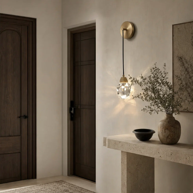 Crystal Rocks wall light by KAVORRI