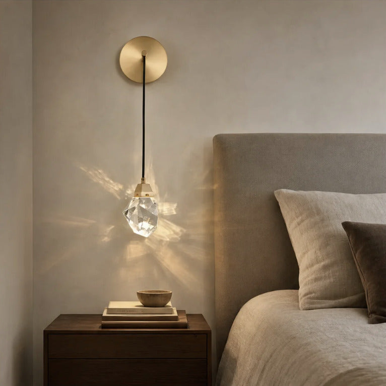 Crystal Rocks wall light by KAVORRI