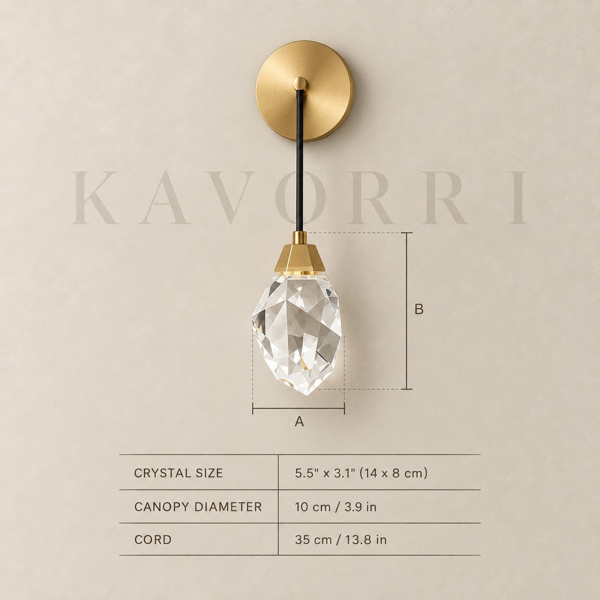 Crystal Rocks by KAVORRI – dimensions