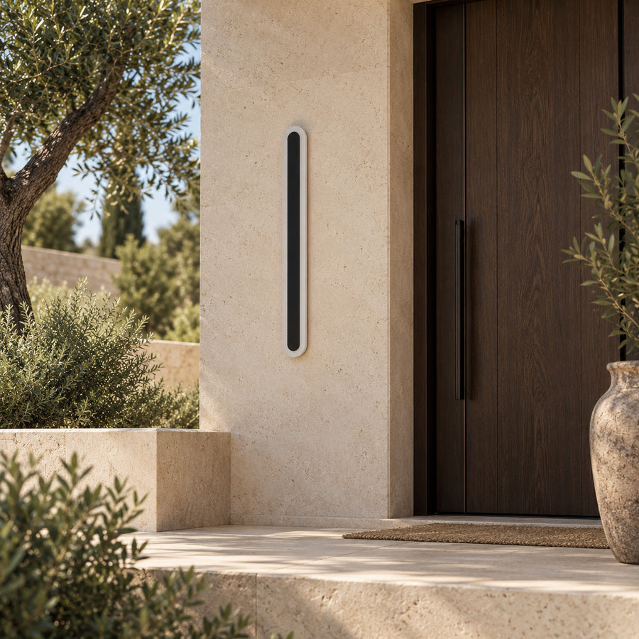 Outdoor Wall Light – Wrought Iron, LED – Cupola