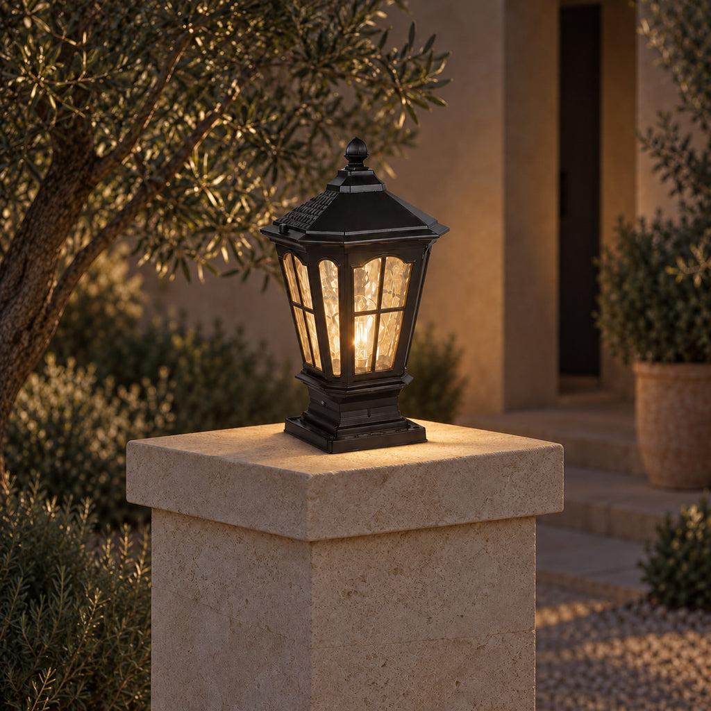 Diana outdoor light – light on
