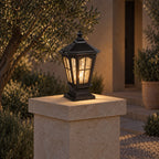 Diana outdoor light – light on