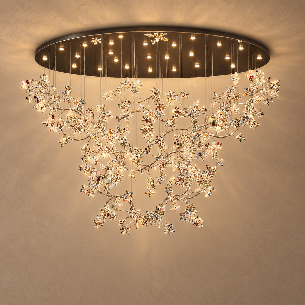 Enchanted chandelier – light on