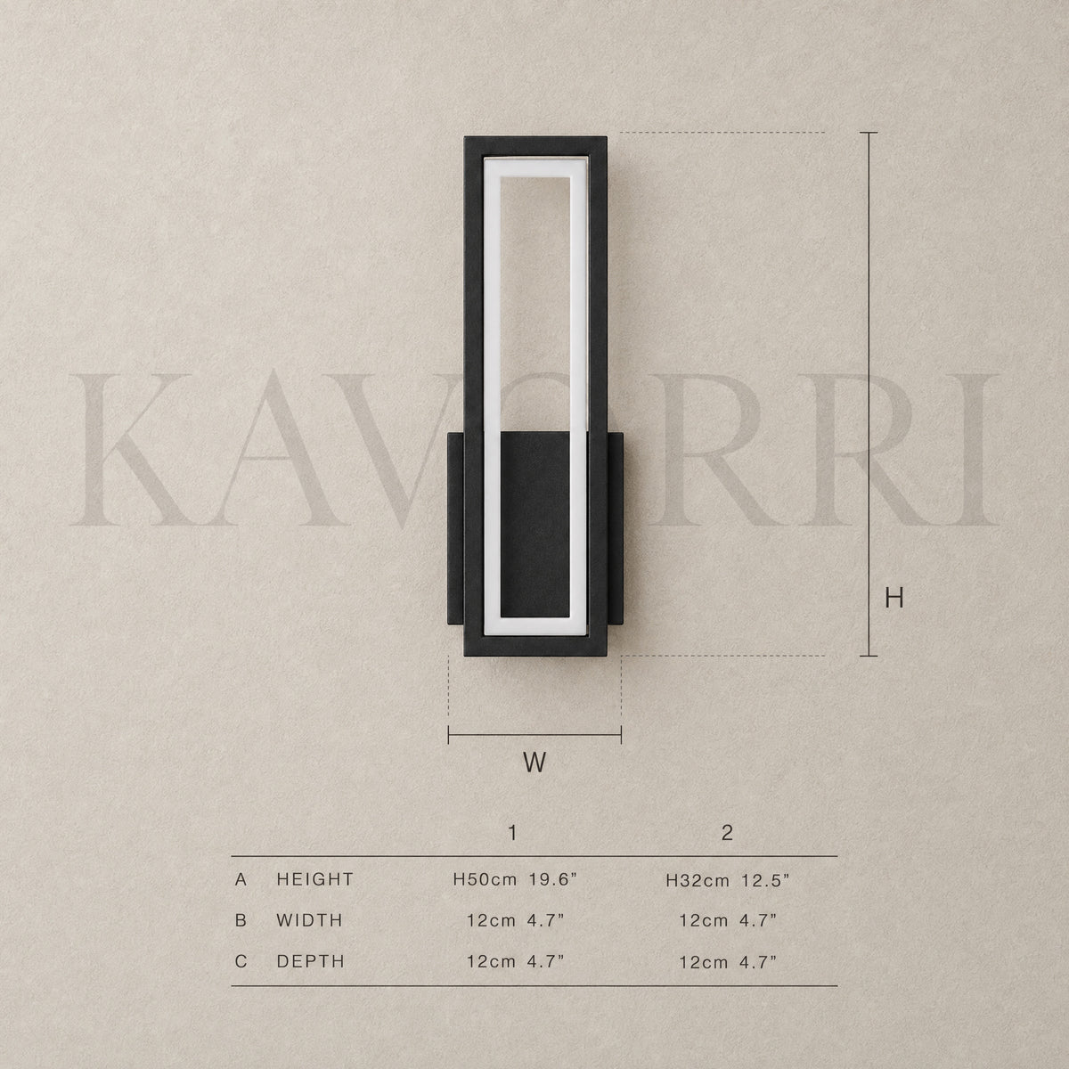 Esse wall light by KAVORRI