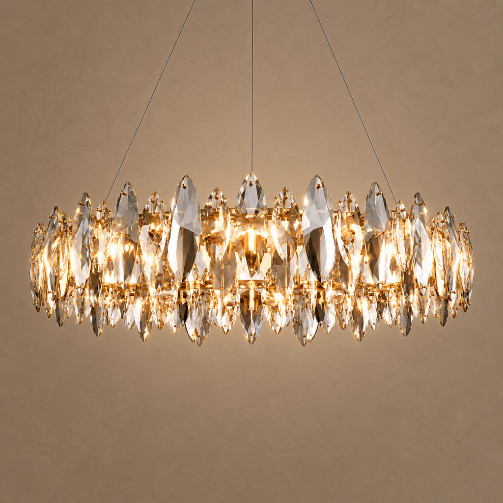 Ethereal chandelier – light on
