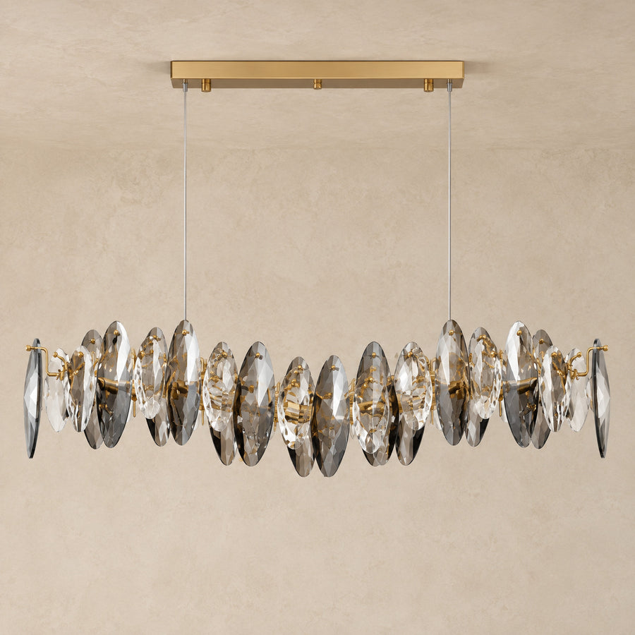 Modern Pendant Light – Crystal, Dimmable LED – Ethereal