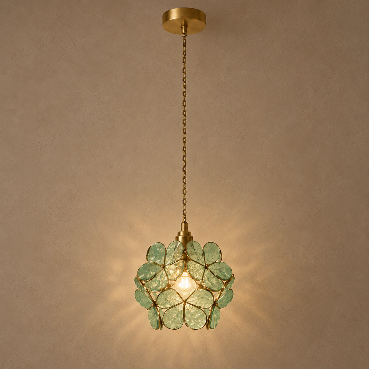 Glassia pendant light – light on