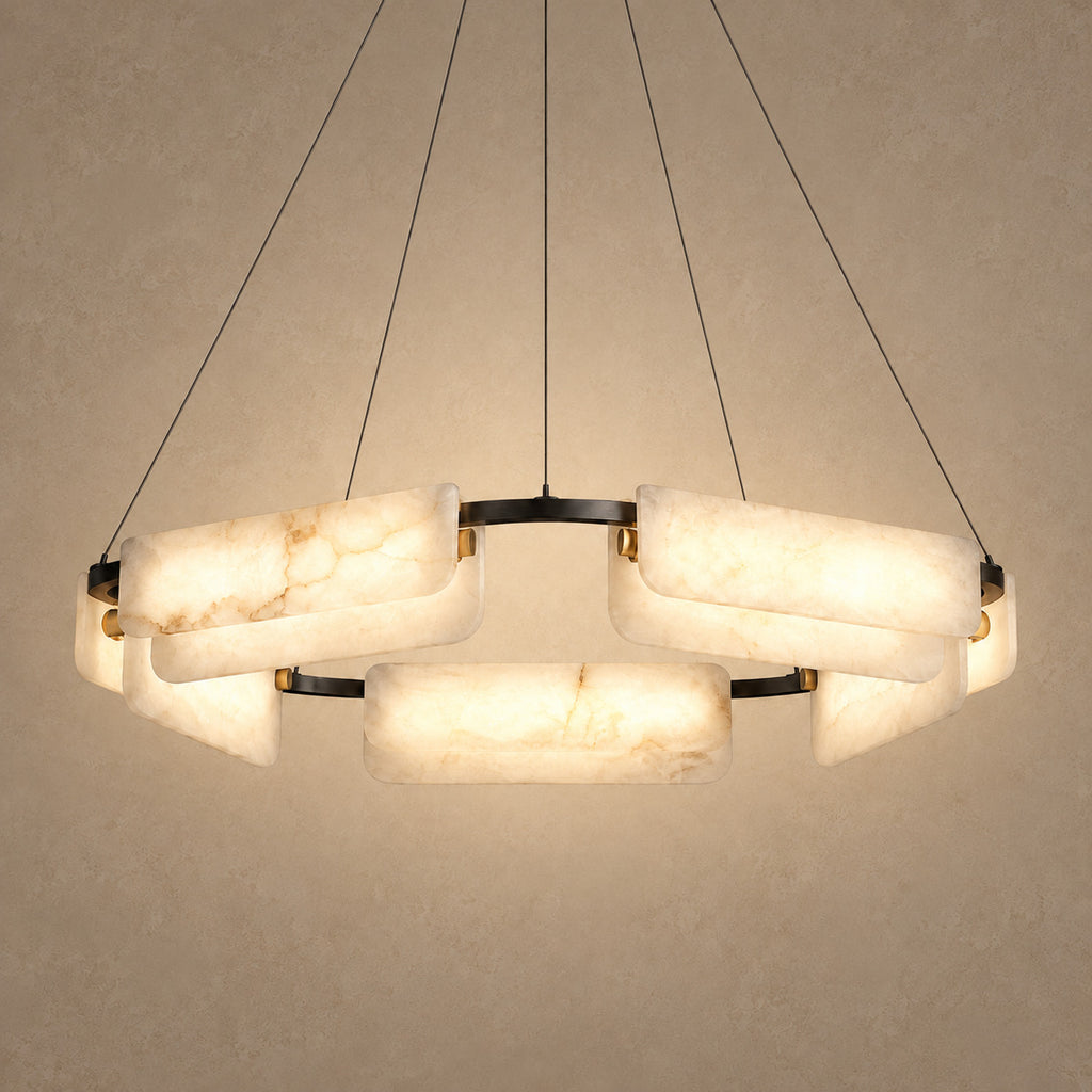 Harmoni chandelier – light on