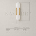 Iron wall light by KAVORRI