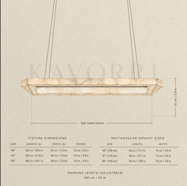 Ivory chandelier