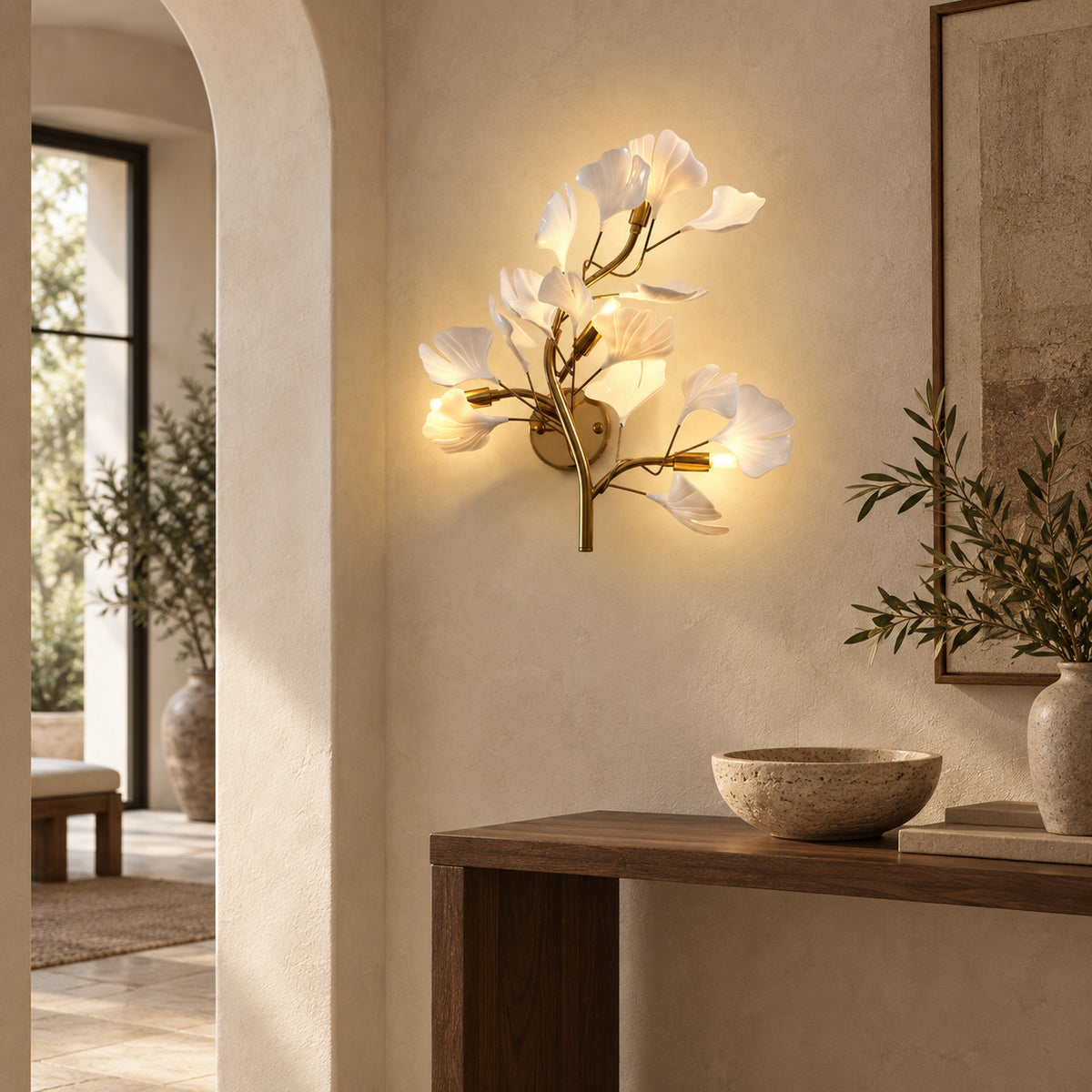 Jasmine wall light by KAVORRI